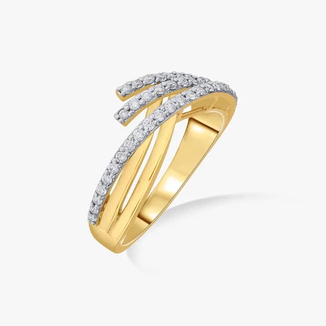 Luxe Infinity Waves Diamond Ring