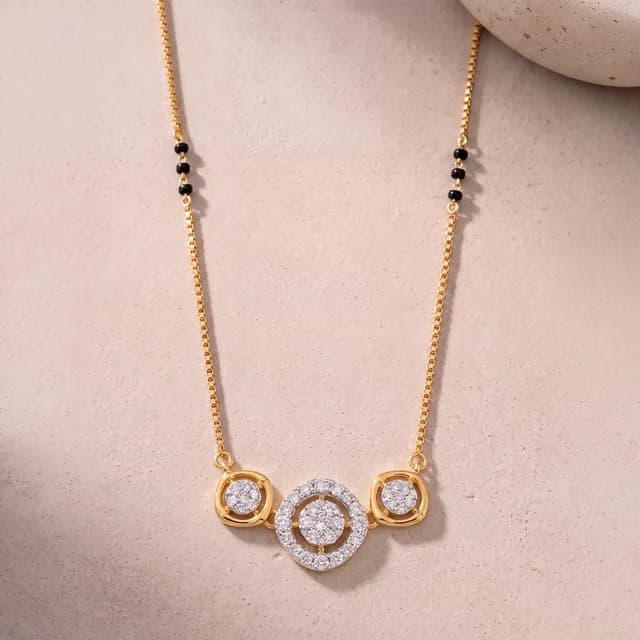 Trilogy Radiance Diamond Mangalsutra