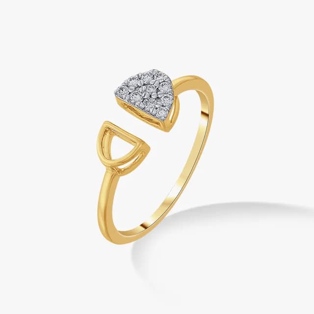 Infinity Arc Diamond Ring