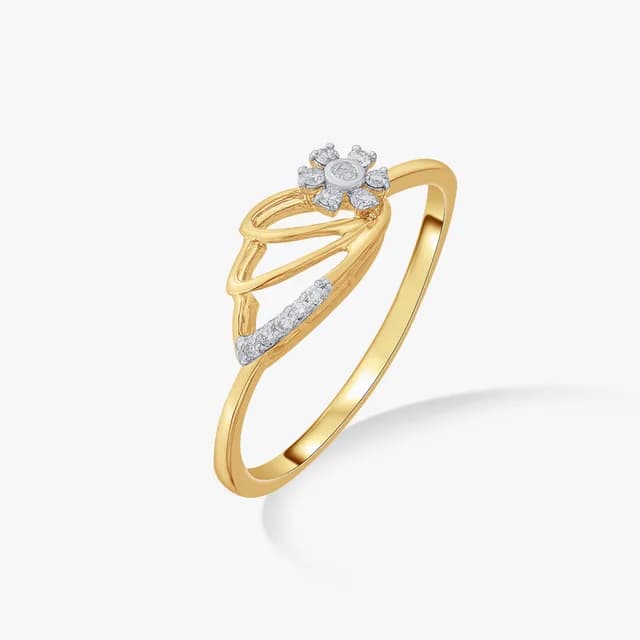 Daisy Twist Diamond Ring