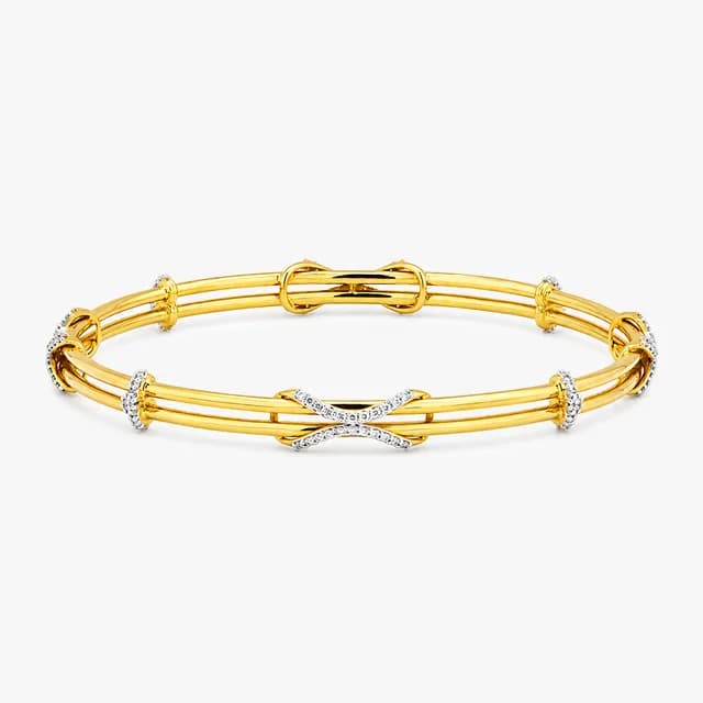 Sparkling Whispers Diamond Bangle